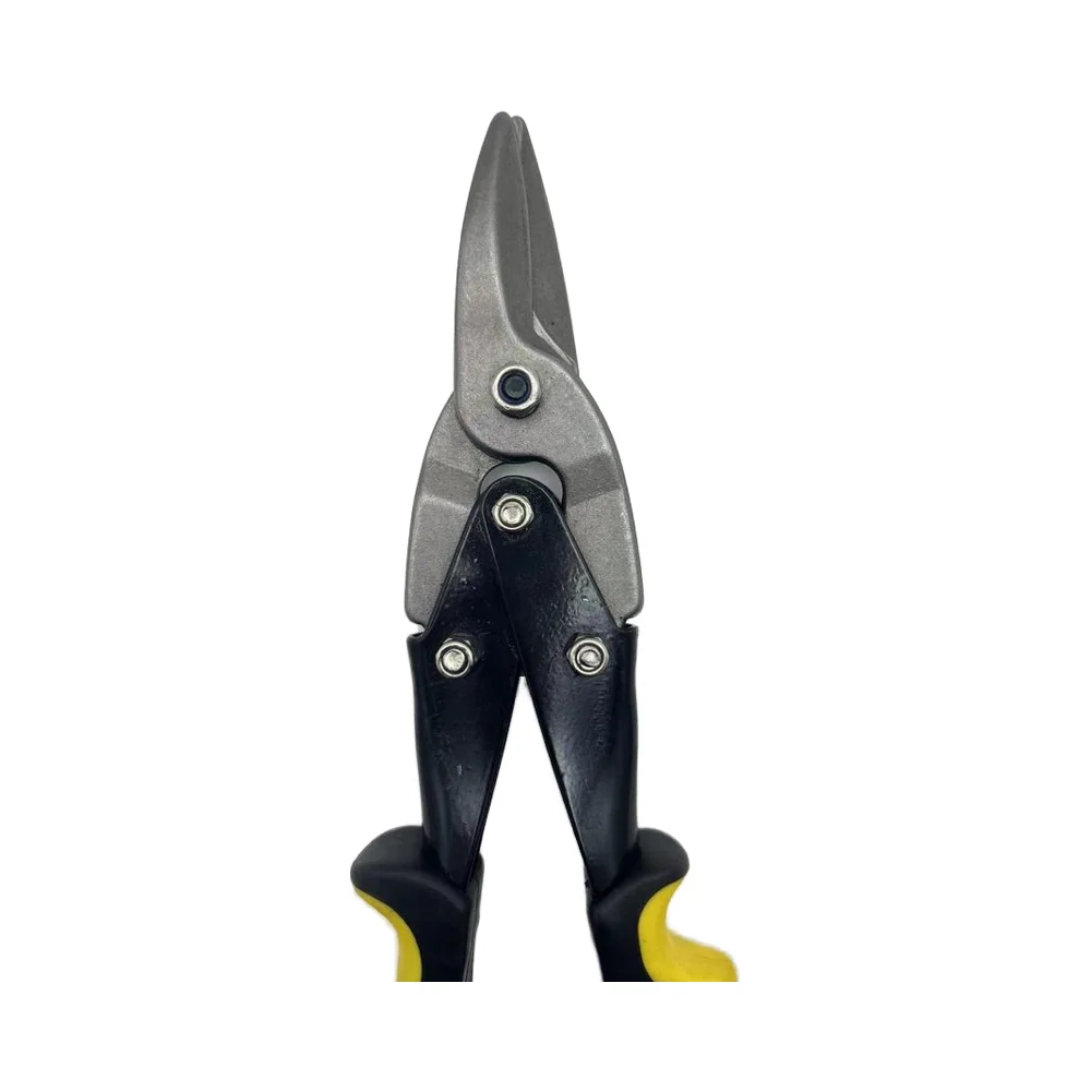 Industrial & DIY Grade Aviation Shears Smooth Edge Steel Rubber Handle with Stainless Steel Blade Cutting Tool with Sharp Tip