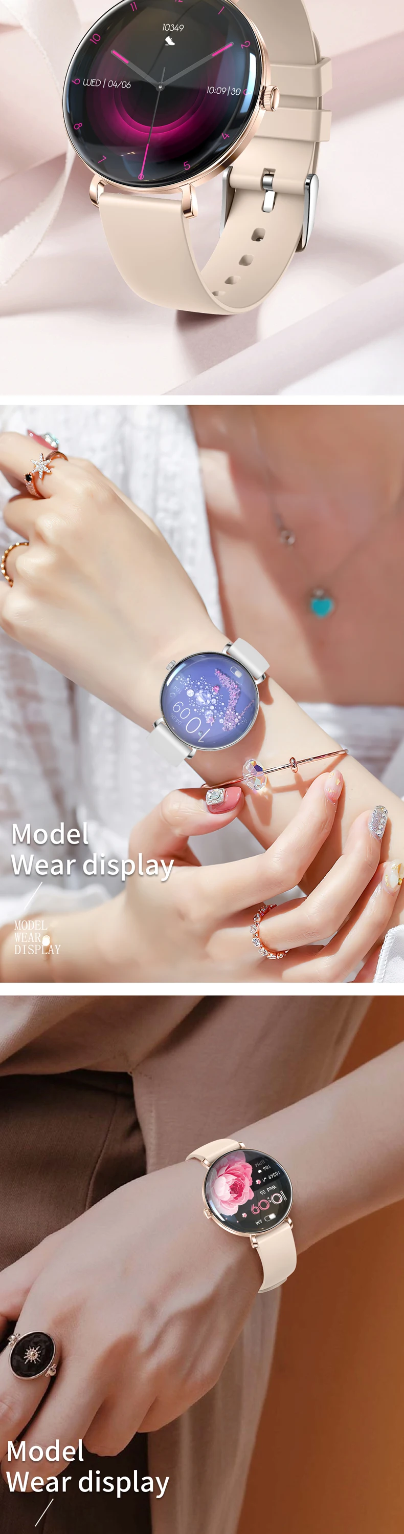 product zinc alloy amoled display smart watch km85 for women men chip rtl8773e custom faces phone call health tracker smartwatch 2025-14