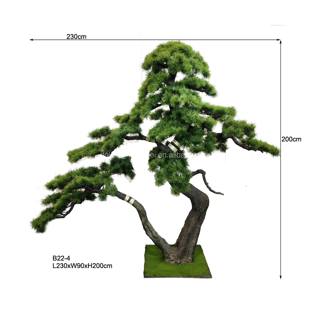 Artificial Plant Yew Podocarpus Big Tree Simulation Yacca Bonsai Pine
