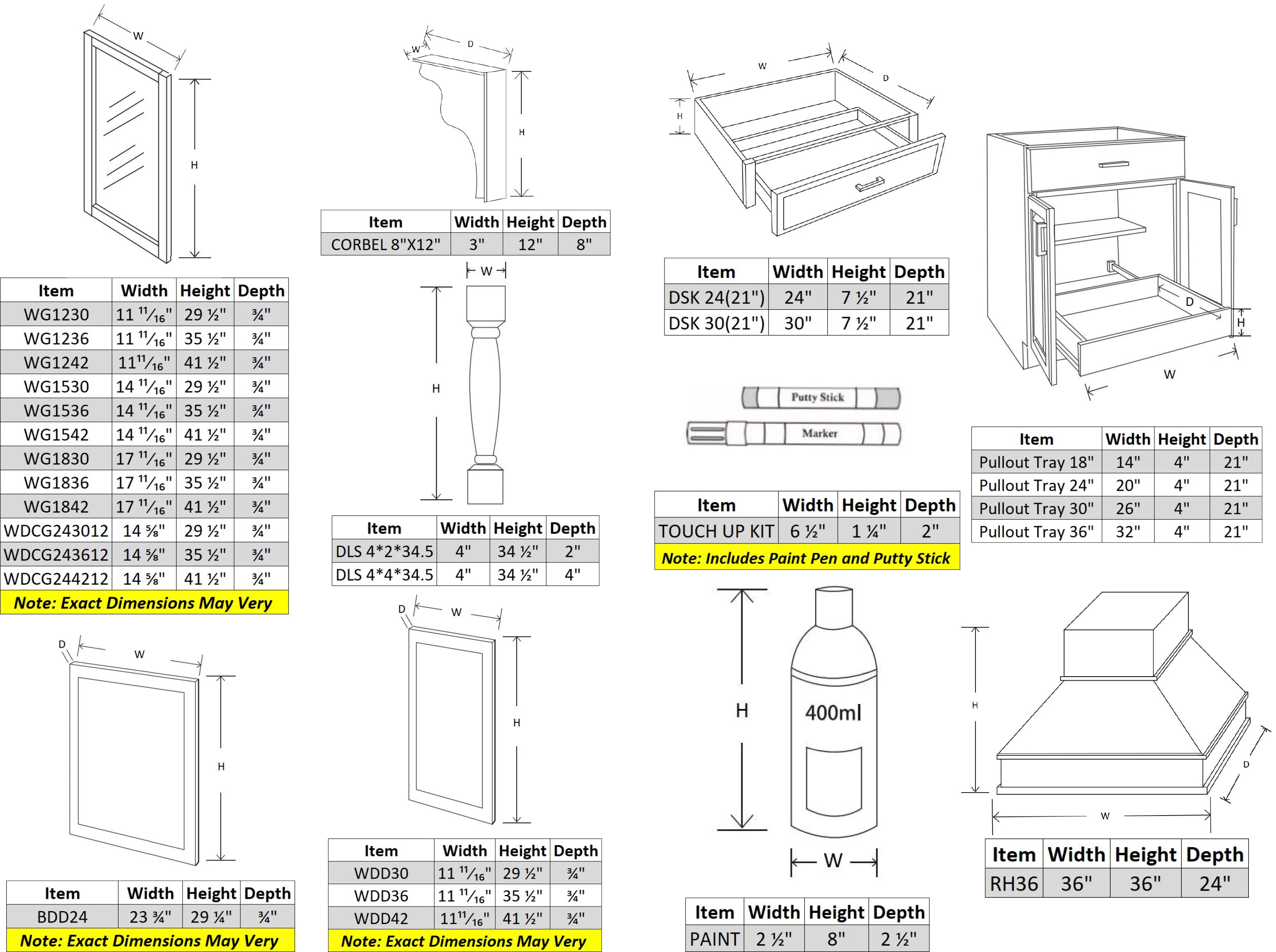 Full Overlay Doors Painted Finish Modular Ready To Assemble Drawer Base ...