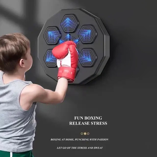 Gordon New Bluetooth Machine Wall Training Punch Kick Wall Mounted Punching Pad Music Boxing Smart Target