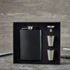 Scatola regalo nera da 8 oz, acciaio inossidabile 304 rinforzato
