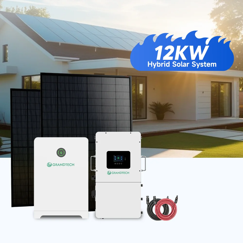 Inverter Haul Cymysgeddol Uchel Amlder, 240VAC, 3kVA, 5kVA, 8kW, 10kW neu 12kW, Rheolwr MPPT, System Energi PV Haul, Inverter Cymysgeddol