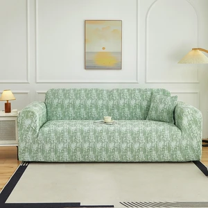 Hot Sale Striped Modern Cationic Thickened Universal Sofa Set Three People Double Seat Full Package Elastic Winter Sandhair Sofa