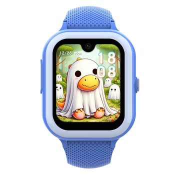 AMOLED 4G Kids GPS Watch Location Call Sos Video Calling SeTracker App For Kids Watch Phone