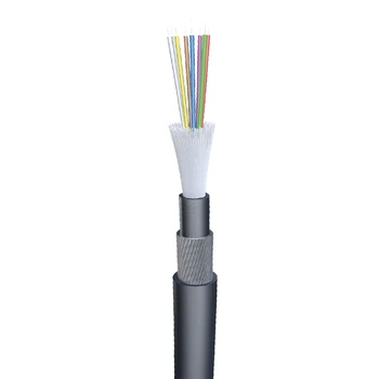 High Capacity Data Communication Transmission Outdoor Armoured Optical Fibre AICI Fiber Optic Cable