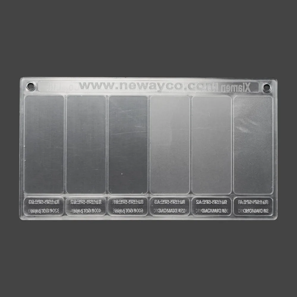 Plastic Surface of VDI 3400&SPI-SPE Sample Card for Plastic Finish Texture Sample Card in Stock
