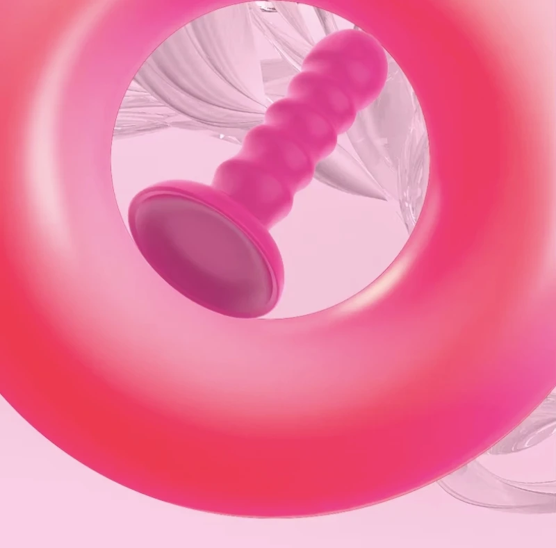 Anal plug detailed feature and texture close-up
