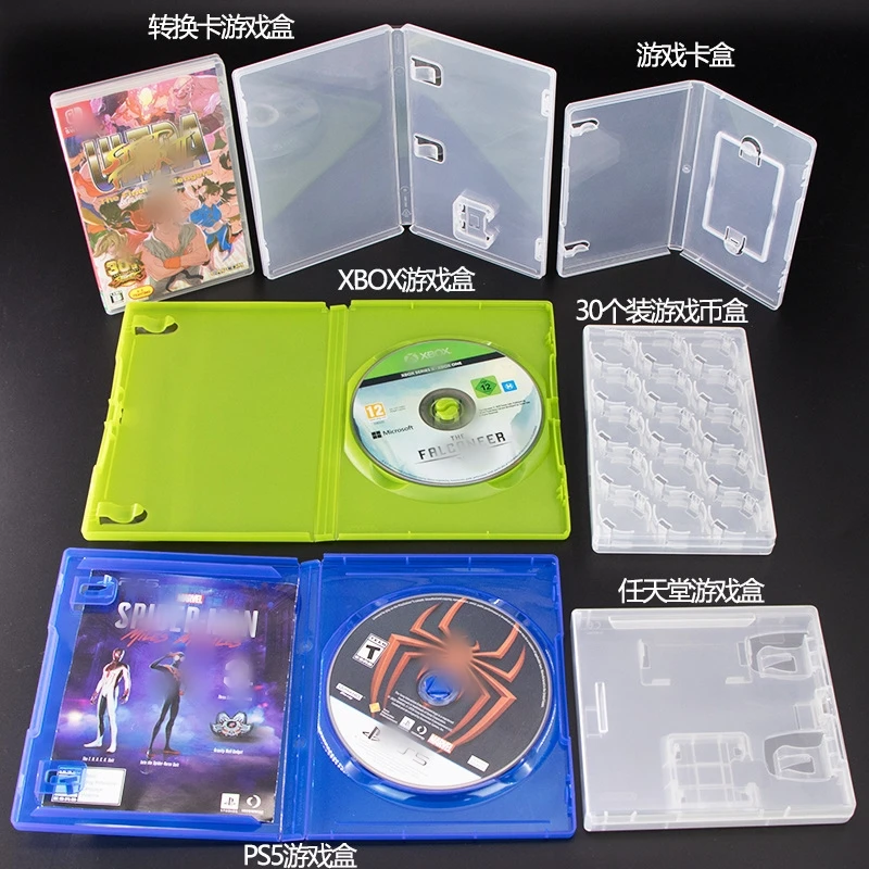 X BOX Series Cartridge Case Custom PS 3 PS 4 Dual Disc Case PS 2 Game Box Nin Tendo BG Flash Cartridge Case