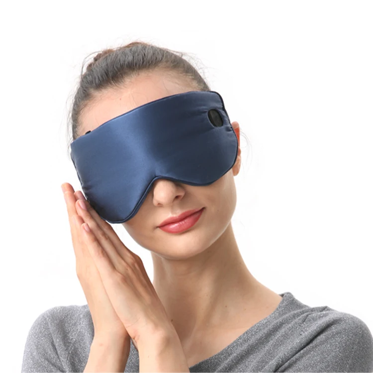 Electric Washable Mulberry Silk Portable Graphene Heated Eye Mask
