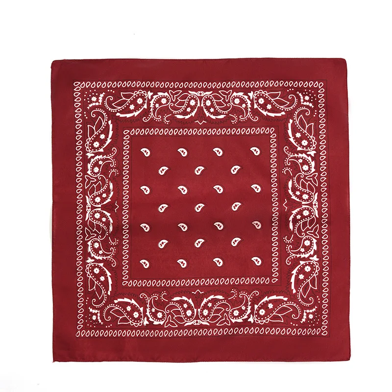 2 Pezzi Bandana In Raso 70x70cm - Stampa Paisley, Unisex, Per Capelli O Accessorio - Foto 7