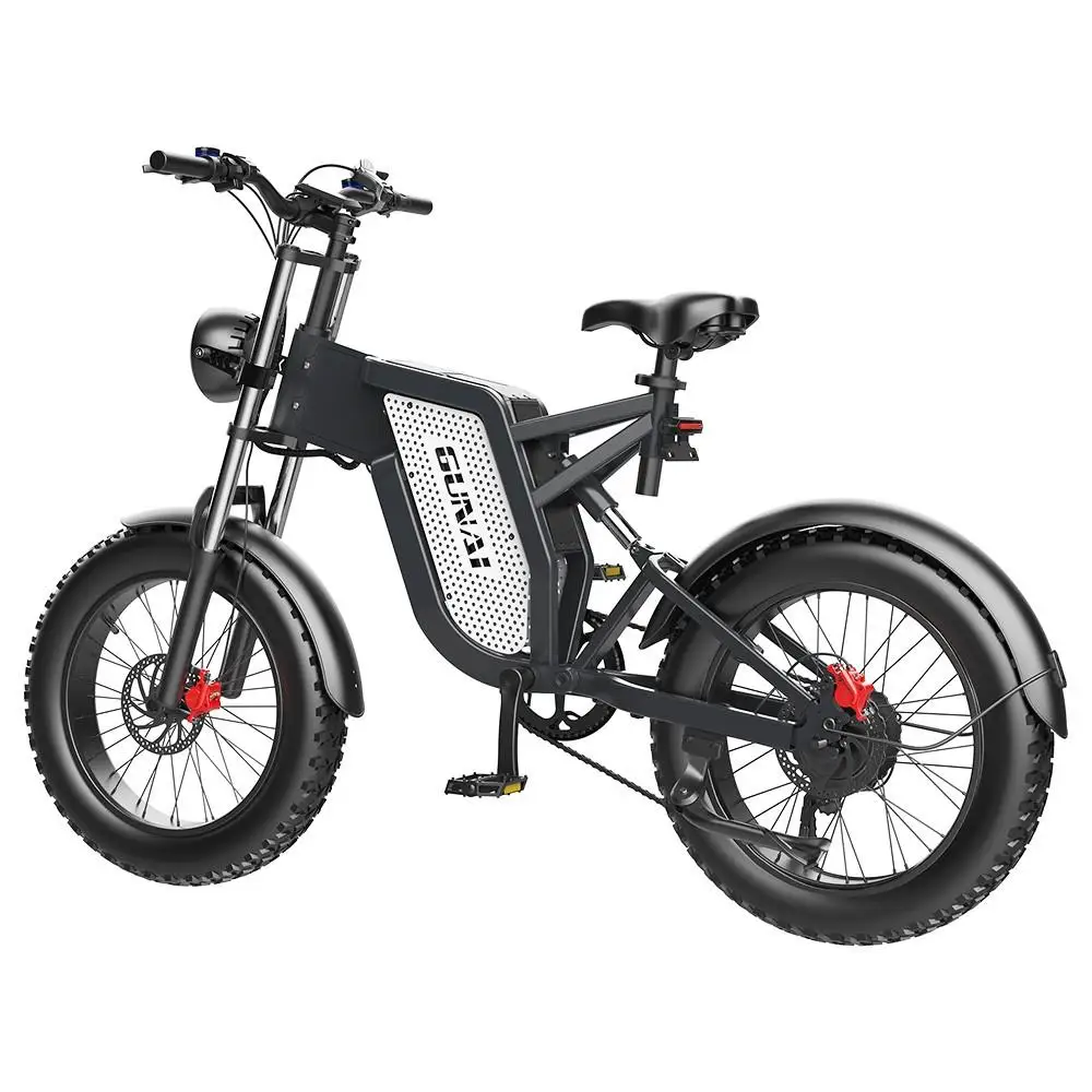 GUNAI MX25 1000W Brushless Motor Electric Mountain Bike with 20*4,0 Inch Fat Tire 50 km/h Top Speed 48V 25Ah