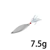 7.5g Silver Feather Blood Groove Hook
