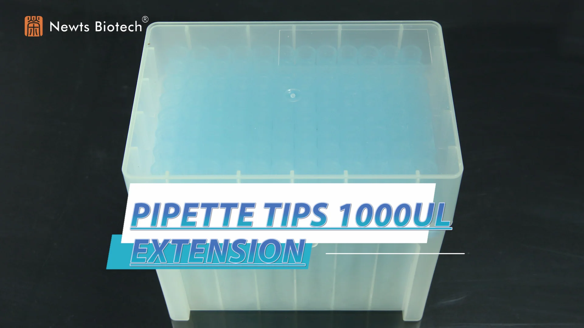 Plastic Laboratory Pipettes Tips Disposable Sterilized 1250ul Blue