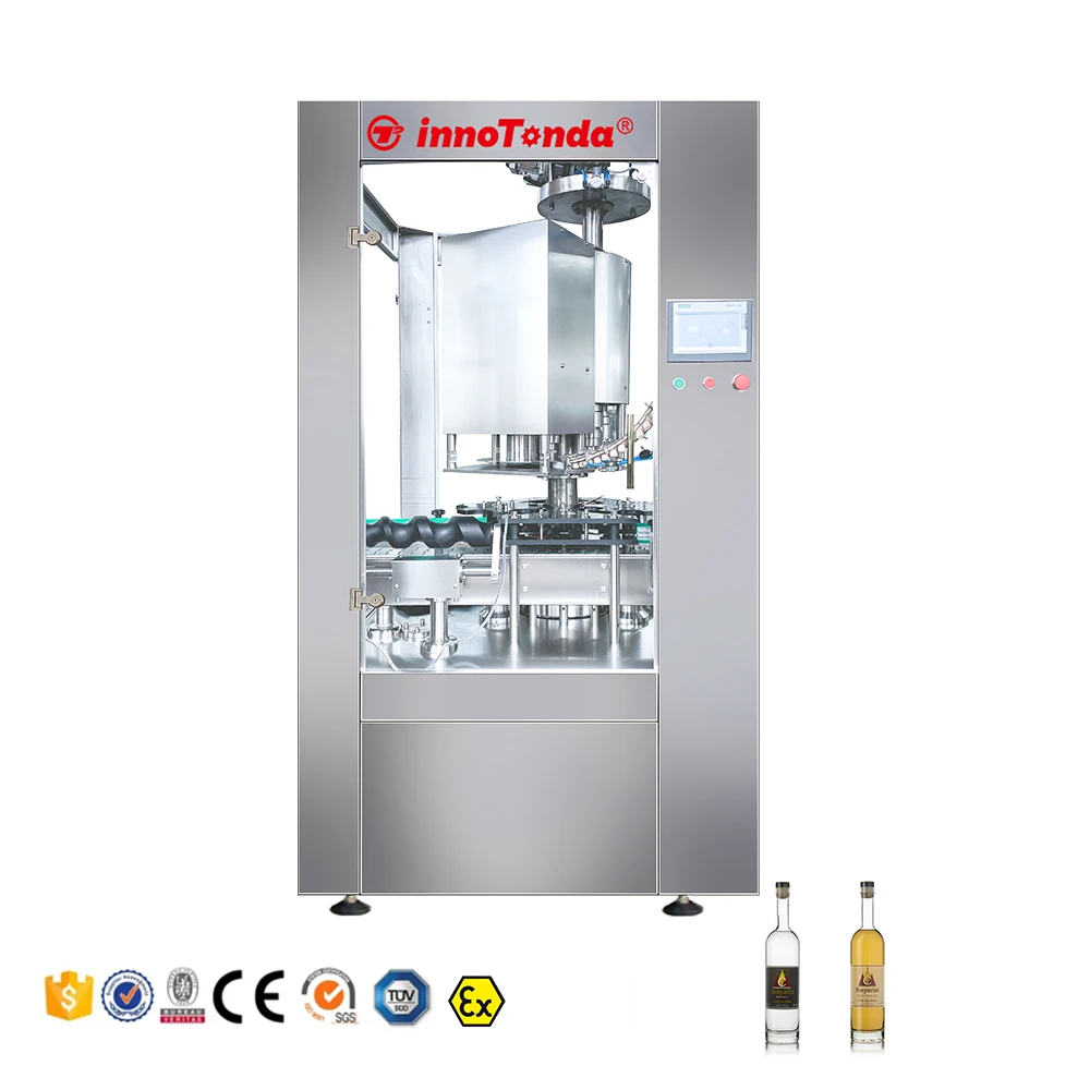 Fully Automatic Bottle Corking Machine for T-Cork - Innotonda