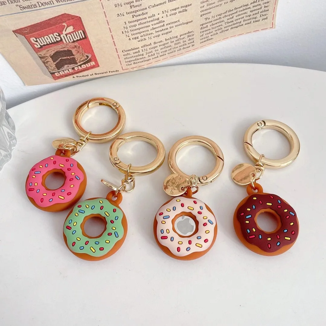 Food Themed Airtag Keychain Apple AirTag Fine Woven Key Ring