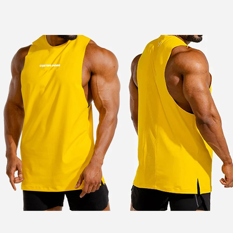 Custom Logo New Vest Men Tank Top Tank Top Gym Wear Workout Gym Tank