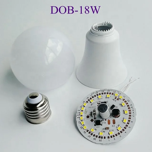 DOB 7W 9W 12W 15W 100Lm/W светодиодные лампы полной мощности