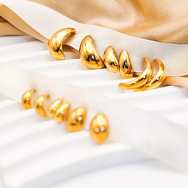 Chunky Hoop Earrings