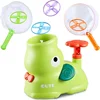 Green flying discs launcher toys