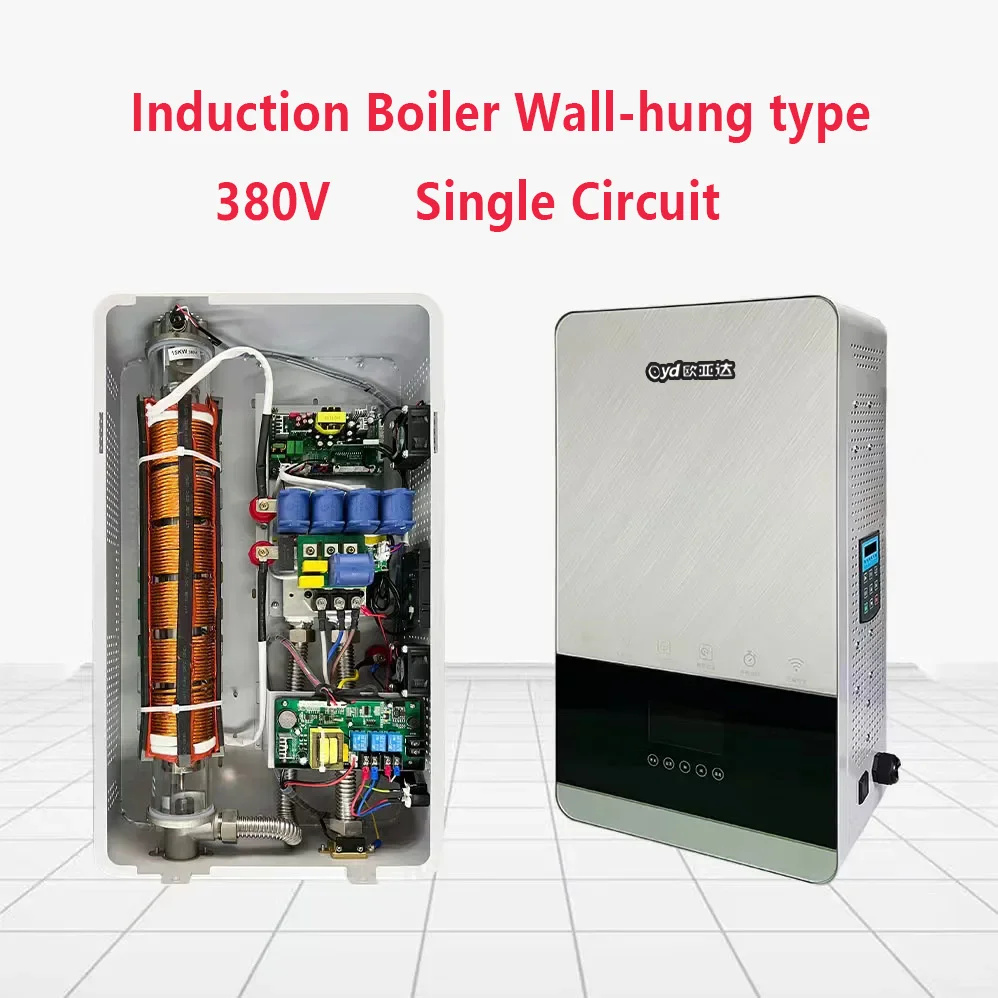 Induction Heating Boiler 12KW  Remote Control Magnetic Induction Boiler for Heating and Bathing