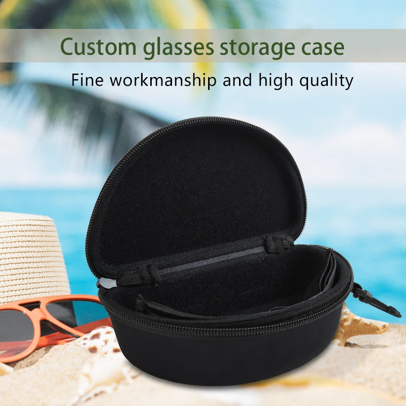 Custom Factory Wholesale Eye Glasses Bag Portable Cheap Hook EVA Sunglasses Hard Storage Case factory