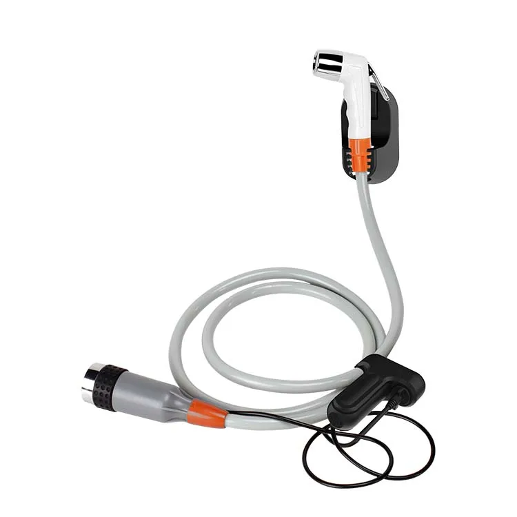 Latest Outdoor Camping Portable Bidet Muslim Shower Spray With Battery Pack & Shower Head