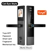 WiFi Tuya - Videoportero con cámara ojo de gato - Negro