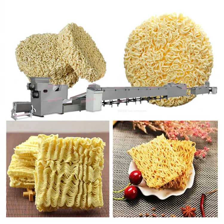 Customized Different Shape Instant Noodle Production Line Large Capacity Fried Instant Noodle Making Machine