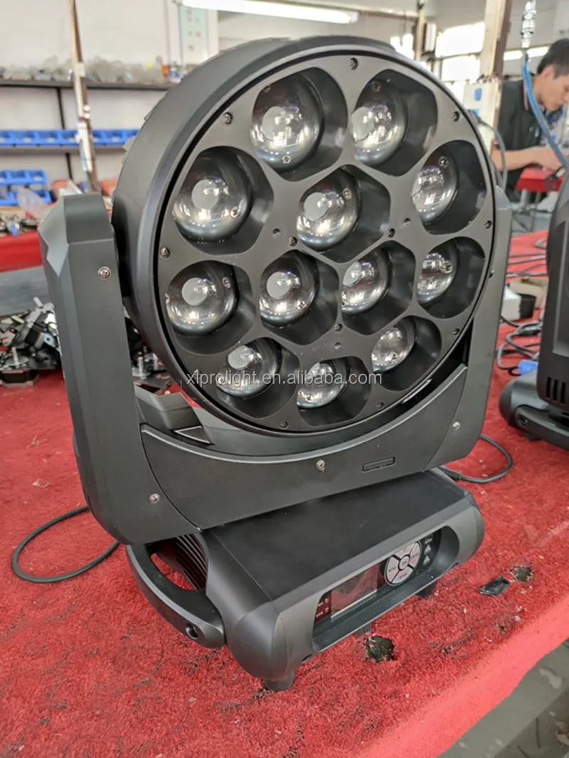 New 12x40W LED Wash Zoom Moving Head Light Stage Lighting