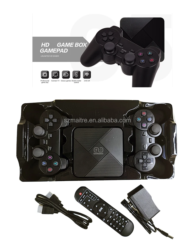 【まとめ売り】2023Happy Game Bag　ゲーム機＋ソフト20本以上 B01 Game Box - 30000+ Games, 64GB Emulator, Multi Language