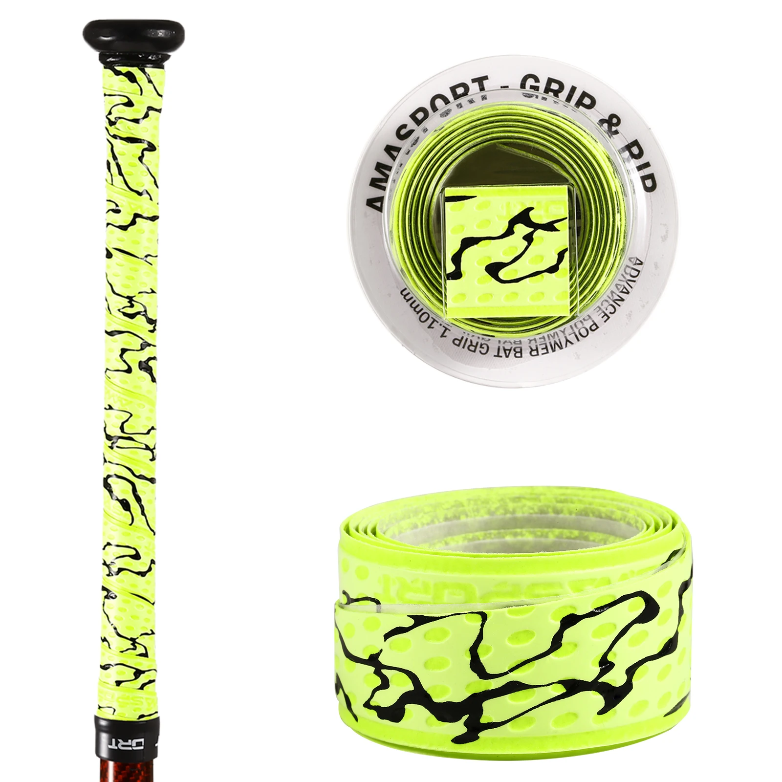 New Black Bat Grip For Baseball Softbal Customized 1.1mm Grip Tape Buy 1.1mm Grip Tape,New