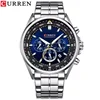4 White case blue dial