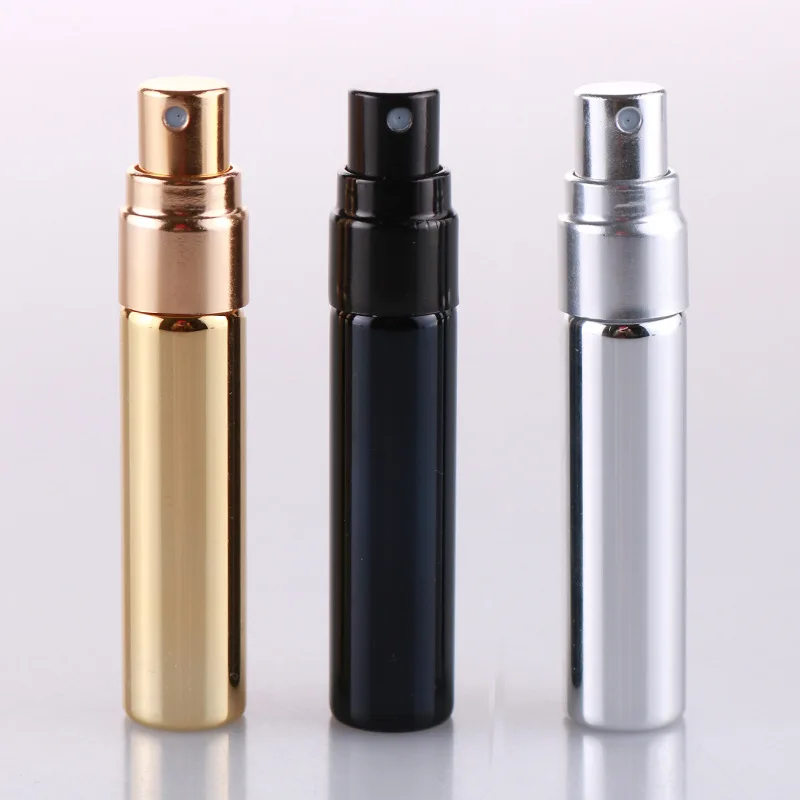 Mini Portable 5ml Glass Perfume Bottle Empty Refillable with Crown Cap Free Sample MOQ 100pcs