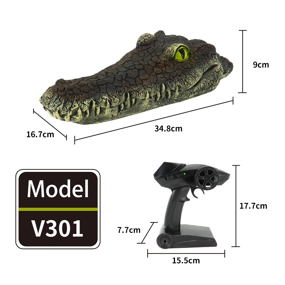 Krokodilkopf Ferngesteuertes Boot 2.4G Reichweite 50 m, Spielzeug \ R/C  Spielzeug
