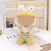 8. Yellow overalls three-piece set (without doll)