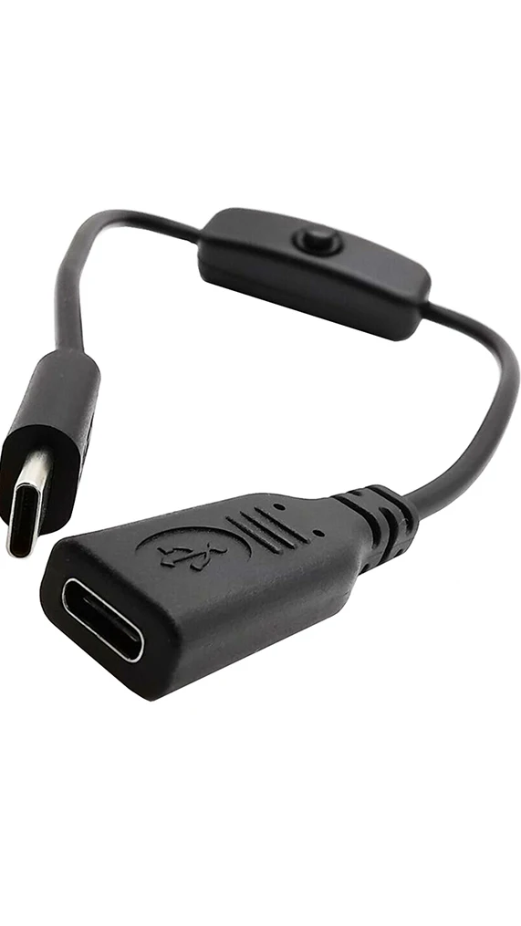 Usb C Switch Extension Cable Usb Type C Extension Cord With On/off