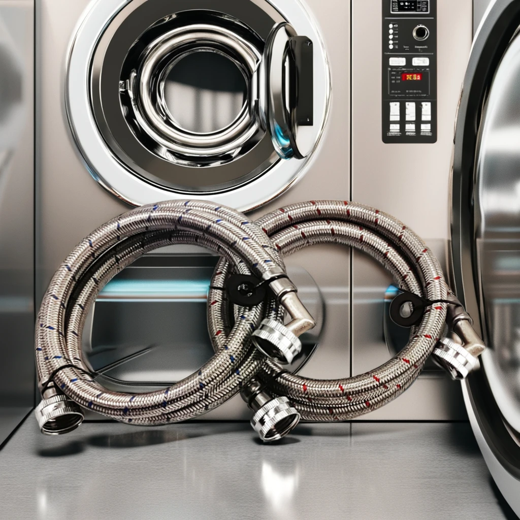 Customized Stainless Steel Braided Washing Machine Hose Rubber PVC EPDM-Quality Product with Cutting Service