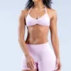 Sling bra pink pink shorts
