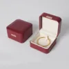 scatola per braccialetti bordeaux