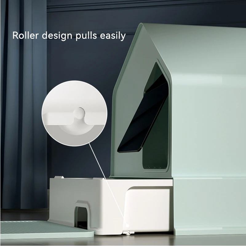 Litter Box Fully Enclosed Oversized Deodorant Cat Toilet Spatter-proof Enclosed Litter Box Large Litter Box Baby Cat supplier
