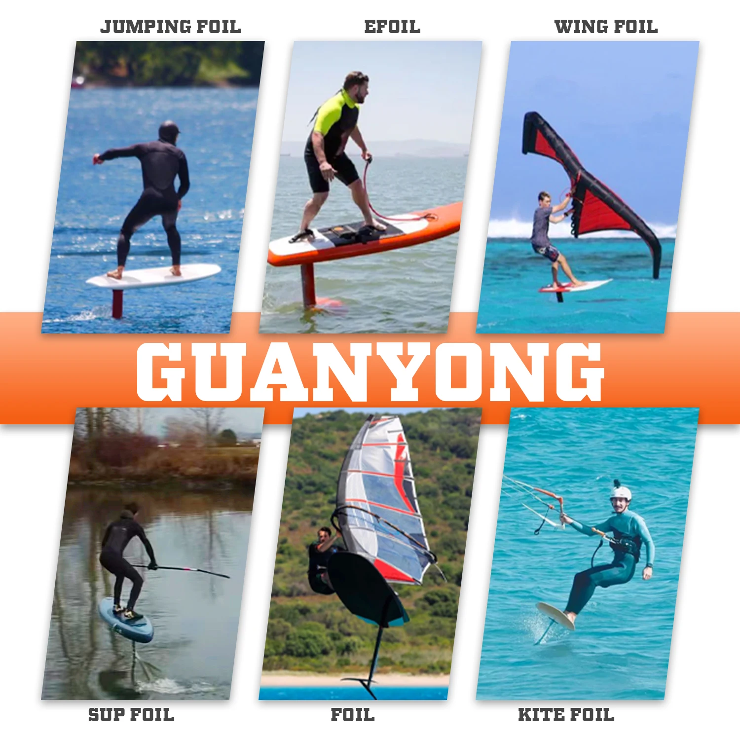 GY1310 Water Surfing Sap Carbon Fiber Large Blade 2100sqcm