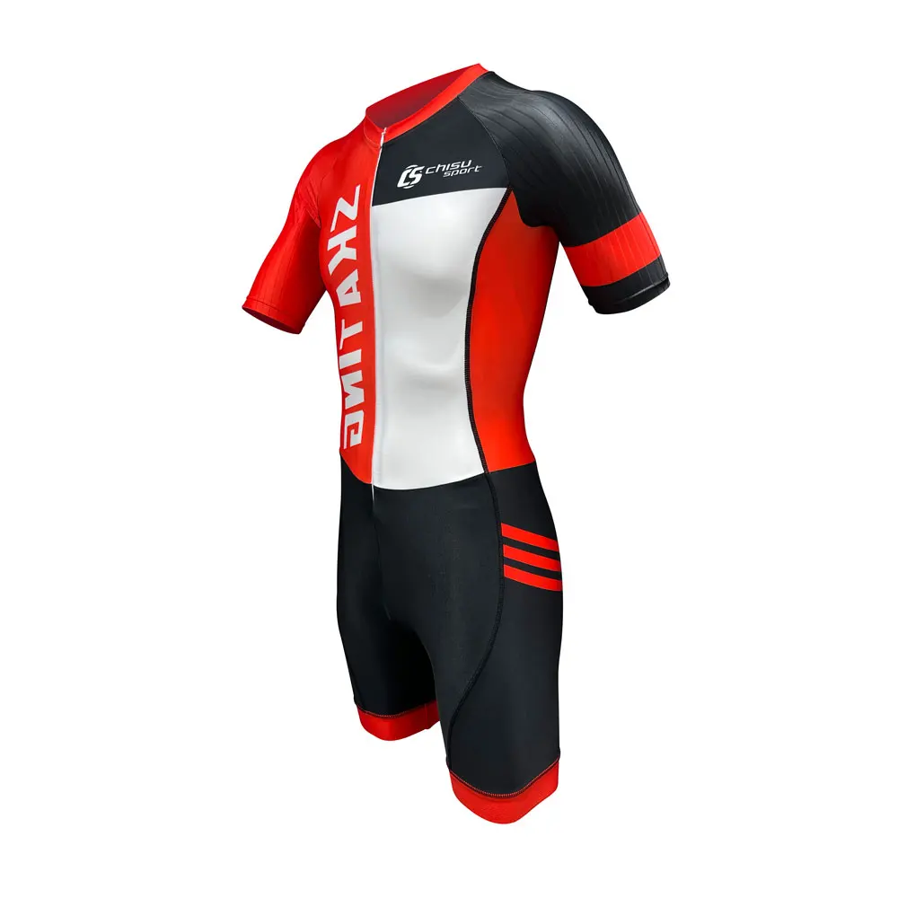 Traje de piel de patinaje de velocidad en línea de pista corta