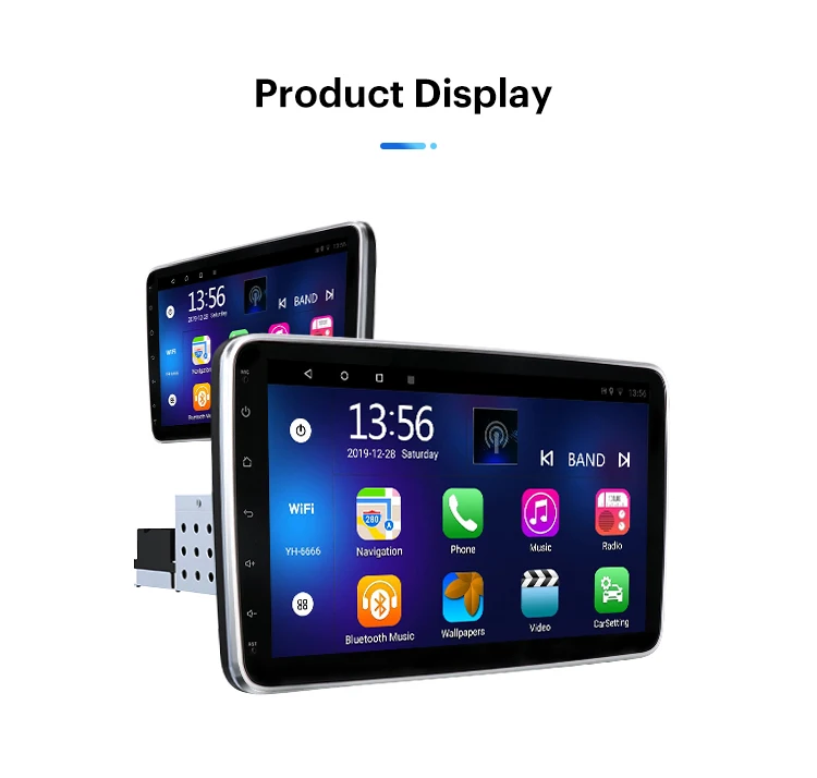 10inch Universal 1 Din Car Multimedia Player Touch Screen Autoradio Stereo Video GPS WiFi Auto Radio Android Video Player