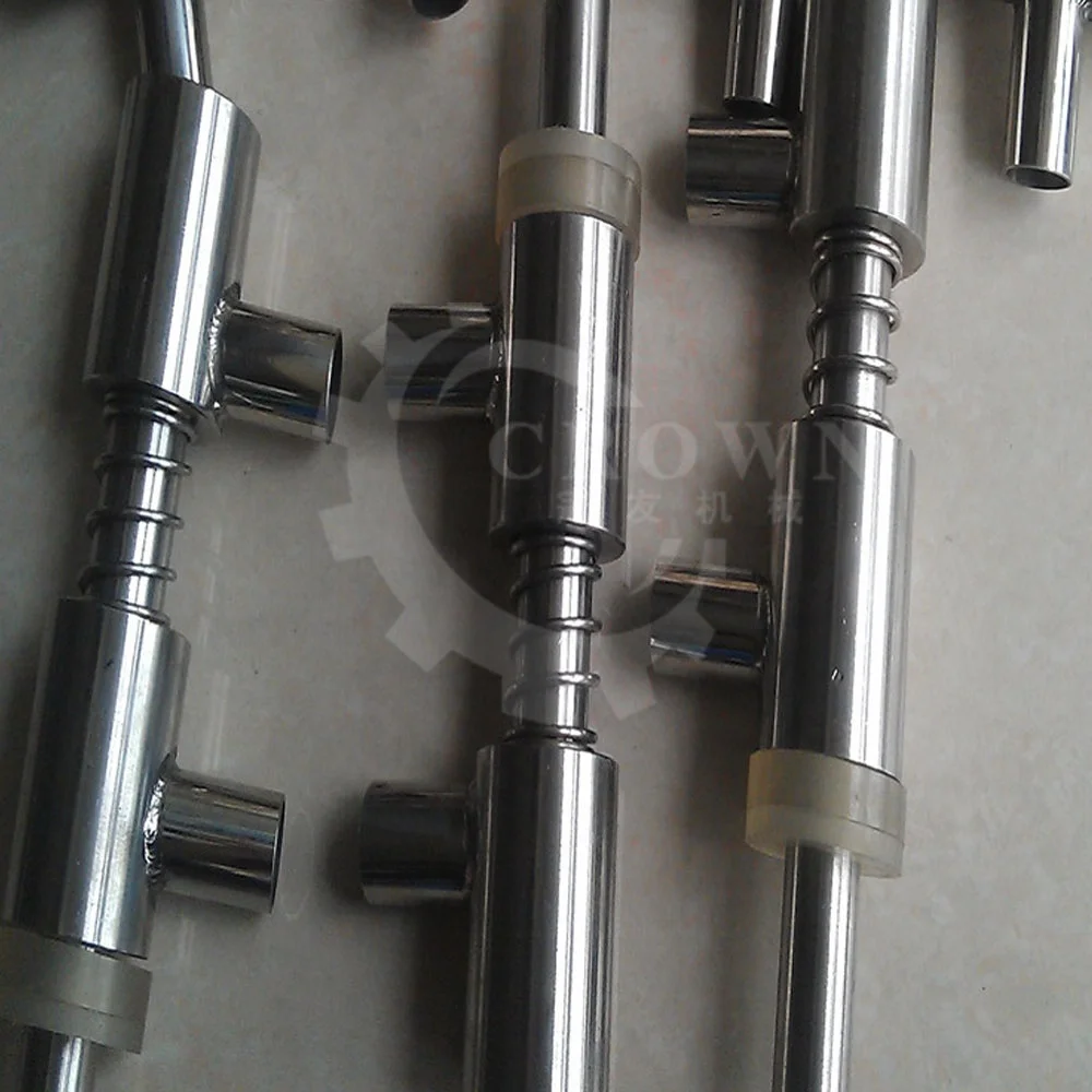 Гравитационная насадка клапана для заливки воды, запасные части, аксессуары для машины для заливки пластиковых бутылок