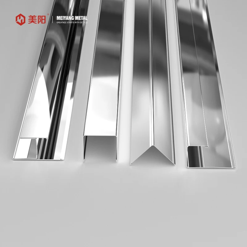 For furniture/staircase decoration Hot Sale Aluminum alloy edge tile trim profile Tile L U Shaped Aluminum Edge Trim