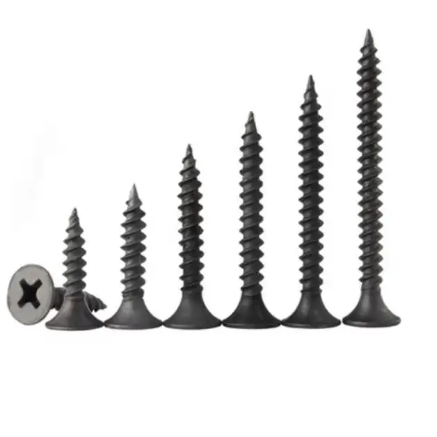 #6x1-5/8 дюймов. Phillips Bugle-Head грубая резьба острый точечный оцинкованный винт для гипсокартона деревянный 1