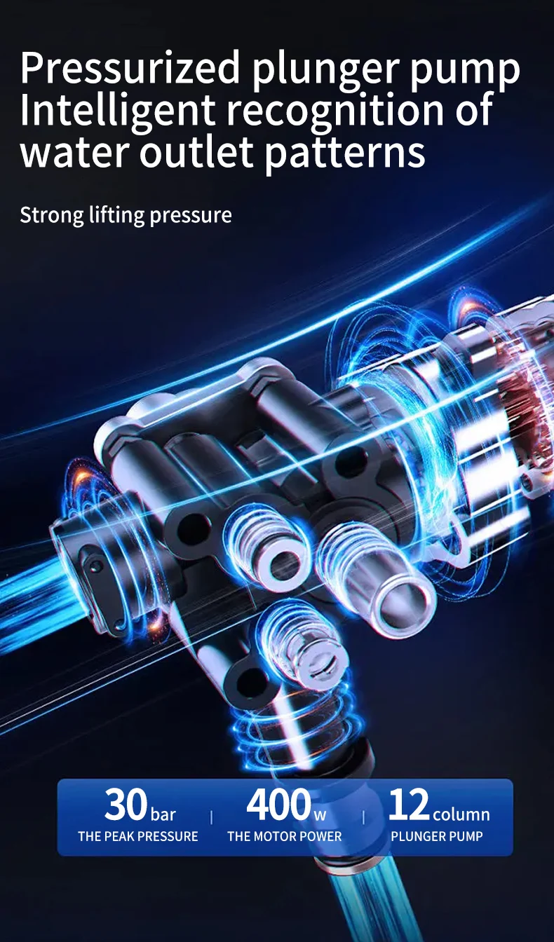 Car Washing Machine Water Spray Gun Car Wash Wireless Lithium Battery