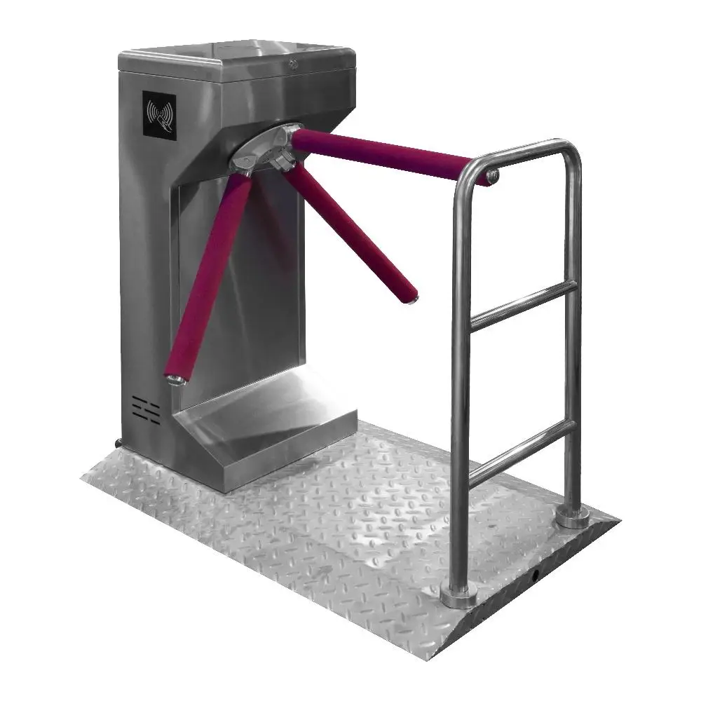 Gym Entry System Gate Access Control System Tripod Turnstile for Stadium QR Code  Rfid Ticket System