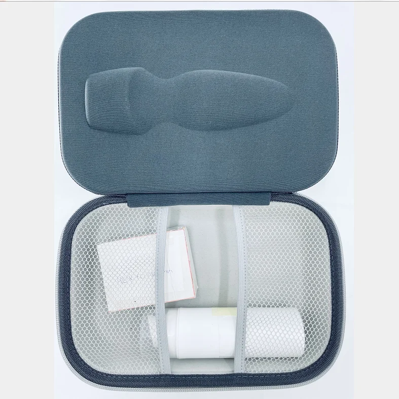 Eva Case Professional Hard Shell Portable Eva Beauty Storage Box Case Beauty Device Carrying Case with Rubber LOGO